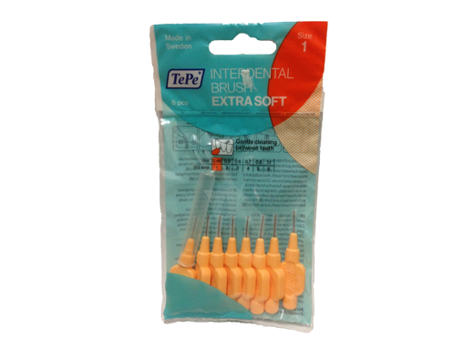 Obrázek z TePe Extra soft mezizubní kartáčky 0,45 mm 8 ks 