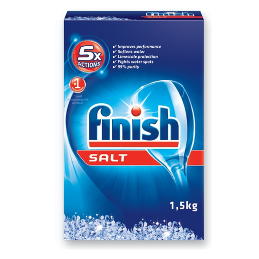 Obrázek z Finish sůl do myčky 1,5 kg 