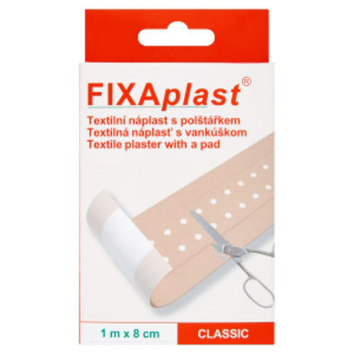 Obrázek z Náplast Fixaplast CLASSIC 1mx8cm textil 1 ks 