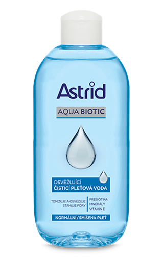 Obrázek z Astrid AQUA BIOTIC čisticí pleťová voda pro normální /smíšenou 200 ml 