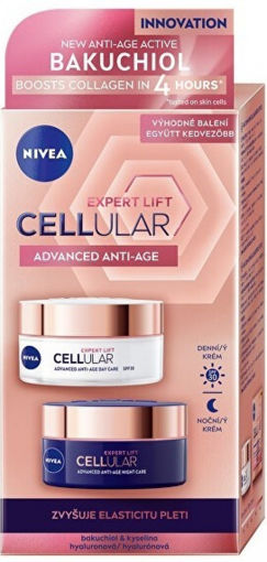 Obrázek z Nivea Cellular Expert Lift Denní a noční krém 2 x 50ml 