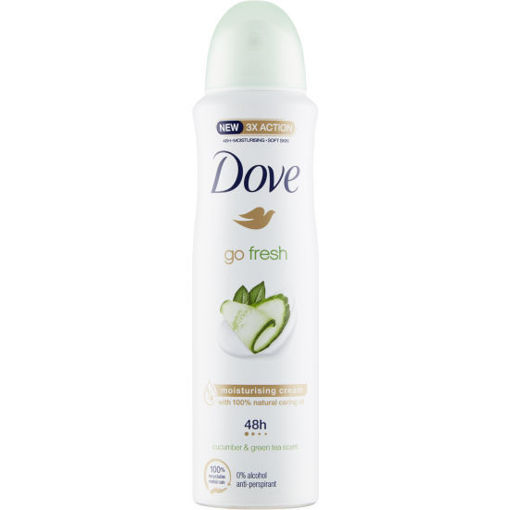 Obrázek z Dove Go fresh woman deospray okurka a zelený čaj 150 ml 