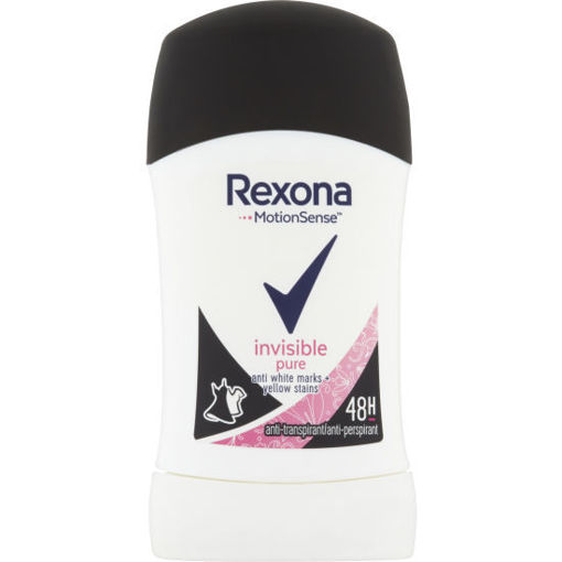 Obrázek z Rexona tuhý antiperspirant Invisible Pure 40 ml 