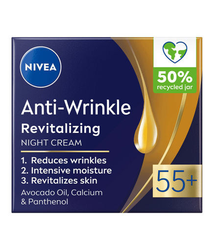 Obrázek z Nivea Obnovující noční krém proti vráskám 55+ 50ml 