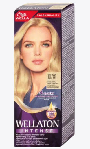 Obrázek z Wellaton barva na vlasy 10/81 ultra světlá popelavá blond 