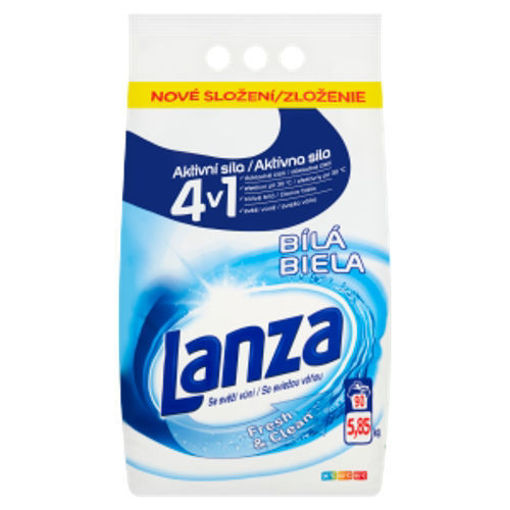 Obrázek z Lanza Fresh&Clean prášek bílá 90 PD 5,85 Kg 