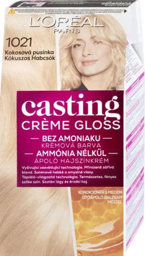 Obrázek z L'Oréal Casting Crème Gloss Glossy Princess 1021 Kokosová pusinka 