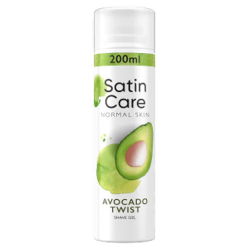 Obrázek z Gillette Satin Care Avocado Twist gel na holení 200 ml 