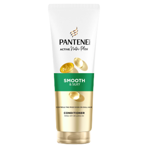 Obrázek z Pantene kondicioner Smooth & Sleek 275 ml pro Krepaté  Matné Vlasy 