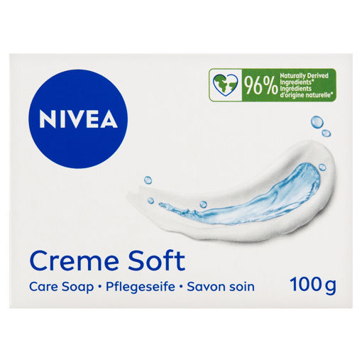 Obrázek z Nivea Creme Soft pečující krémové mýdlo 100g 