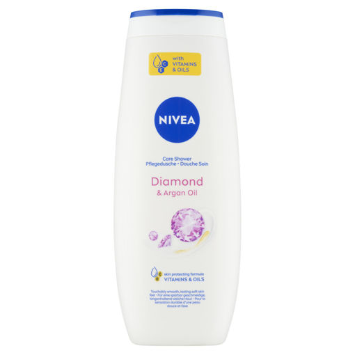 Obrázek z Nivea Diamond & Argan Oil Pečující sprchový gel 500ml 