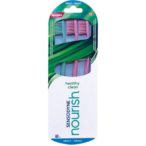 Obrázek z Sensodyne Nourish Healthy Clean Soft zubní kartáček 3 ks 