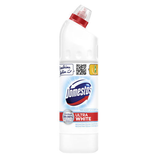 Obrázek z Domestos WC čistič 24h Ultra White Shine 750 ml 