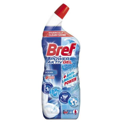 Obrázek z Bref WC gel Power Aktiv Gel Ocean s osvěžovačem 700 ml 