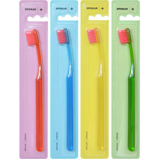 Obrázek z Zubní kartáček Spokar Plus 3428 Střední 1 ks 