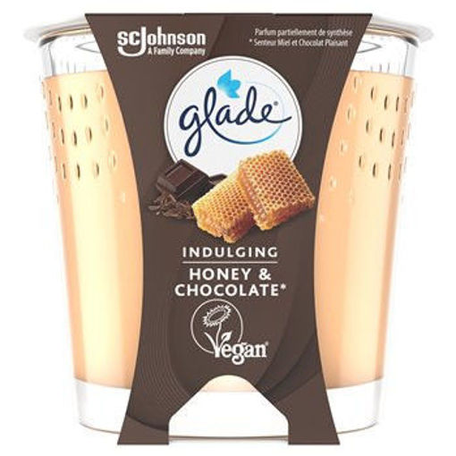Obrázek z Glade svíčka vonná Honey & chocolate 129 g 