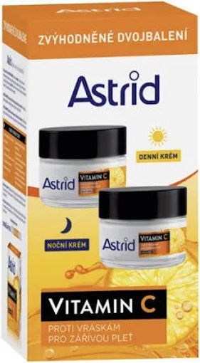 Obrázek z Astrid Vitamin C denní a noční krém proti vráskám pro zářivou pleť  50+50 ml 