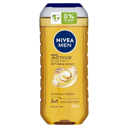Obrázek z Nivea Men Active Energy 3 v 1 Sprchový gel 250ml 