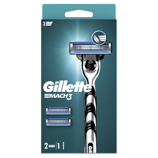 Obrázek z Gillette Mach3 Pánský Holicí Strojek 2 hlavice 