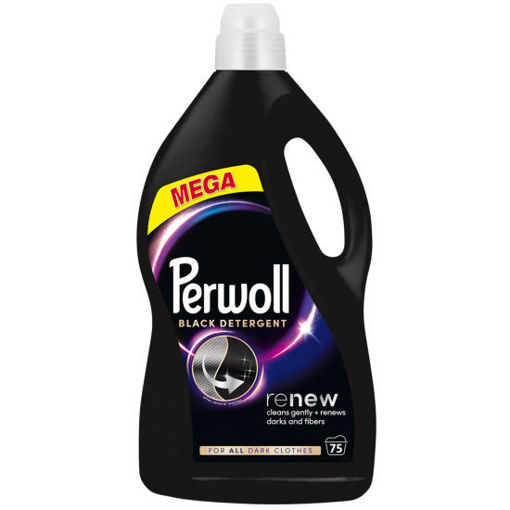 Obrázek z Perwoll prací gel Renew Black na černé a tmavé 3750 ml  75PD 