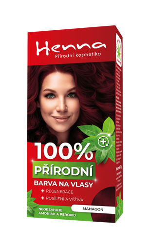 Obrázek z Henna 100% přírodní barva na vlasy Mahagon 