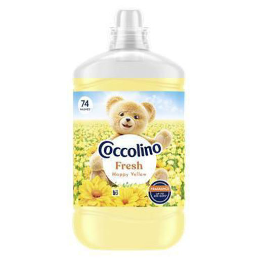 Obrázek z Coccolino aviváž Happy Yellow 74 PD 1,702 l 