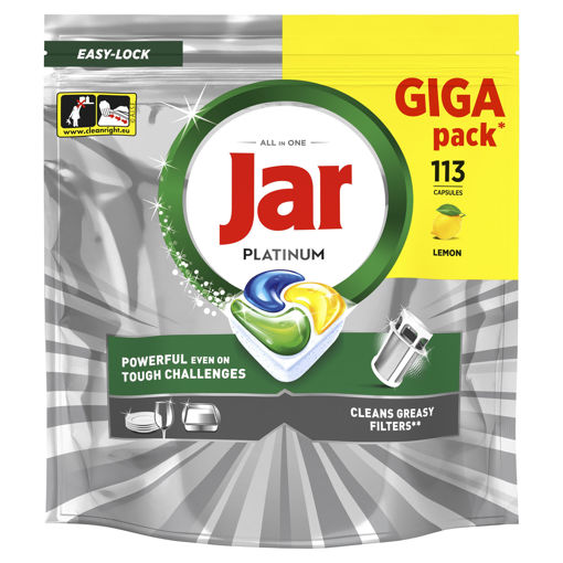Obrázek z Jar Platinum tablety do myčky 113 ks 