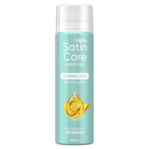 Obrázek z Gillette Satin Care Normal Skin s vitaminem E  gel na holení 200 ml 