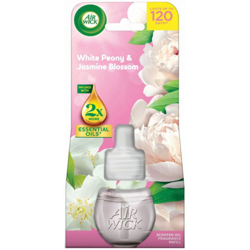 Obrázek z Air Wick osvěžovač vzduchu Pivoňka a jasmínový květ náplň 19 ml 