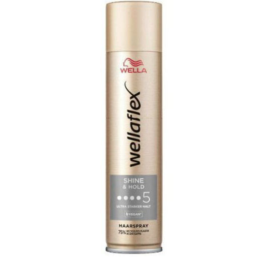 Obrázek z Wellaflex lak na vlasy Shiny Hold 5 250 ml 