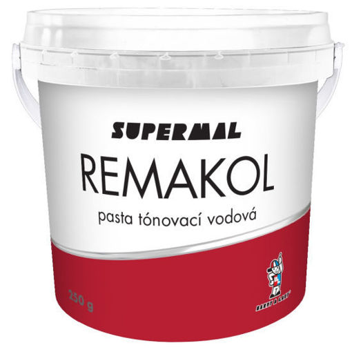 Obrázek z Remakol červený 0833 Pasta tónovací vodová V 3502 0,25 kg 