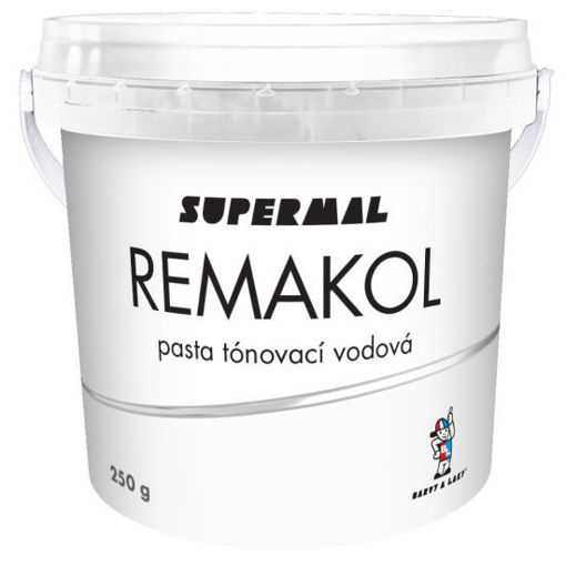 Obrázek z Remakol bílý 0102 Pasta tónovací vodová V 3502 0,25 kg 