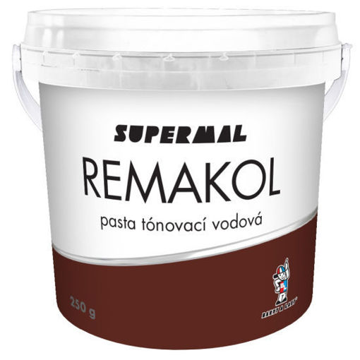Obrázek z Remakol hněď střední 0264 Pasta tónovací vodová V 3502 0,25 kg 