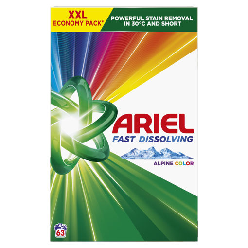 Obrázek z Ariel Alpine Color prací prášek Box 63 PD 